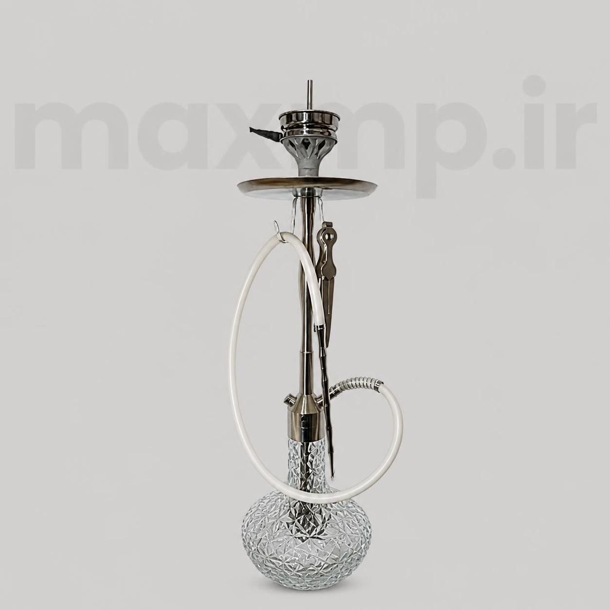پکیج قلیون کرنو نقره ای سایز XL اورجینال